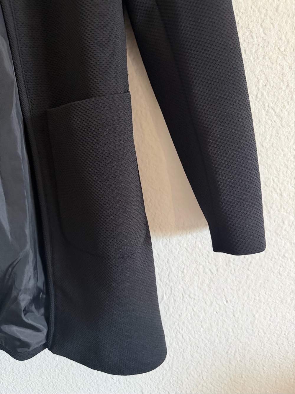 H&M Collarless Open-Front Blazer Jacket - Picture 4 of 7